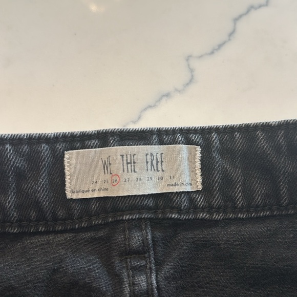 Free People Black Denim Skirt - Picture 3 of 4